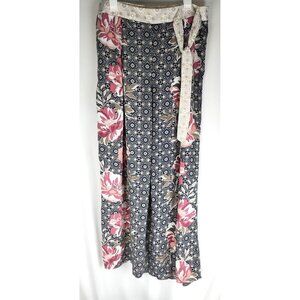 Est. 1946 Women's Lounge Wide Leg Pants Size 18/20 Waist Tie